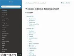 Sites similar to rich.readthedocs.io