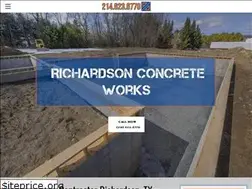 Sites similar to richardsonconcreteworks.com