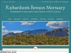 Sites similar to richardsonsbensonmortuary.com