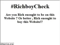 Sites similar to richboycheck.com