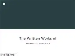 Sites similar to richellegoodrich.com