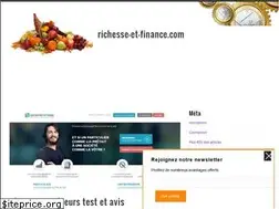 Sites similar to richesse-et-finance.com