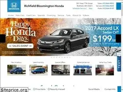 Sites similar to richfieldbloomingtonhonda.com