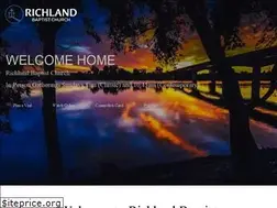 Sites similar to richlandbaptistchurch.org