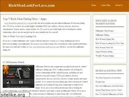 Sites similar to richmenlookforlove.com
