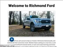 Sites similar to richmondford.com