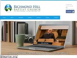 Sites similar to richmondhillbaptist.org