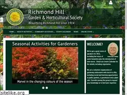 Sites similar to richmondhillgardensociety.org