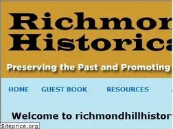 Sites similar to richmondhillhistory.org