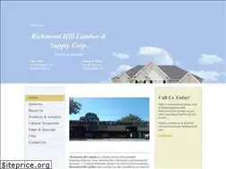 Sites similar to richmondhilllumber.com
