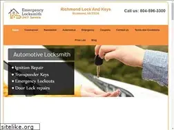 Sites similar to richmondlockandkeys.com