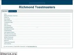 Sites similar to richmondtoastmasters.org