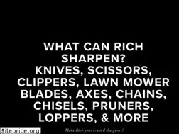 Sites similar to richssharpeningservice.com