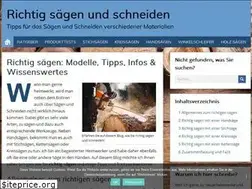 Sites similar to richtig-saegen.net