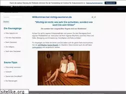 Sites similar to richtig-saunieren.de