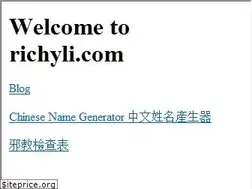 Sites similar to richyli.com