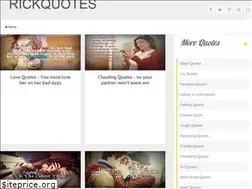 Sites similar to rickquotes.com