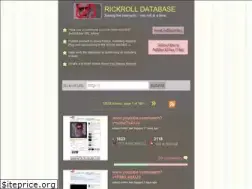 Sites similar to rickrolldb.com