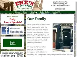 Sites similar to ricksnyspizza.com