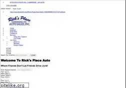 Sites similar to ricksplaceauto.com