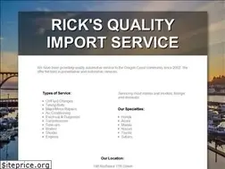 Sites similar to ricksquality.com