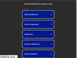 Sites similar to ricksusedappliances.com