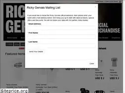 Sites similar to ricky-gervais.livenationmerch.com