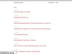 Sites similar to rickyhan.com