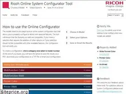 Sites similar to ricohconfigurator.com