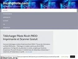 Sites similar to ricohpilote.com