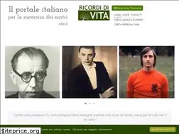Sites similar to ricordidivita.it