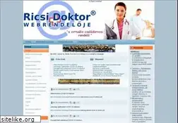 Sites similar to ricsidoktor.hu