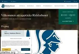 Sites similar to riddarhuset.se