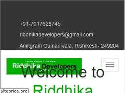 Sites similar to riddhikadevelopers.com