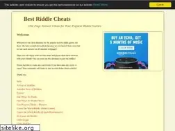 Sites similar to riddlecheat.com