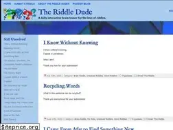 Sites similar to riddledude.com