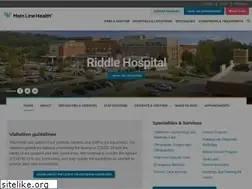 Sites similar to riddlehospital.org