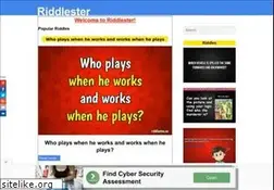 Sites similar to riddlester.co
