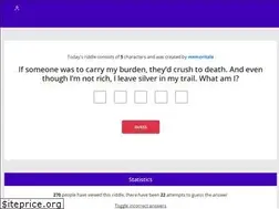 Sites similar to riddlewot.com
