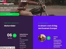 Sites similar to ride-on-magazin.de