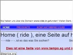 Sites similar to ride.in