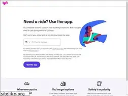 Sites similar to ride.lyft.com