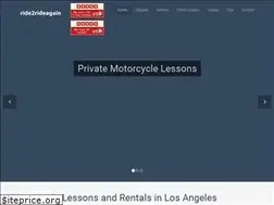 Sites similar to ride2rideagain.com
