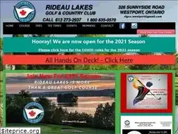 Sites similar to rideaulakesgolf.ca
