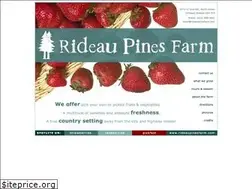 Sites similar to rideaupinesfarm.com