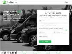 Sites similar to ridehire.com