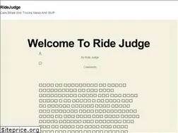 Sites similar to ridejudge.com