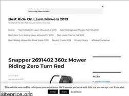 Sites similar to rideonlawnmowerreviews.com