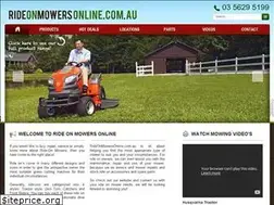 Sites similar to rideonmowersonline.com.au