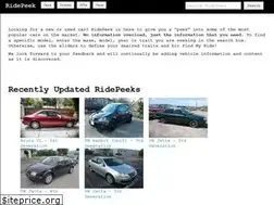 Sites similar to ridepeek.com
